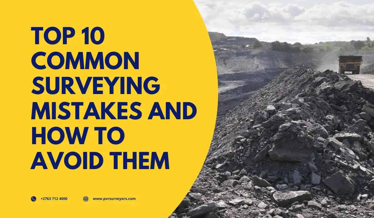 Top 10 common surveying mistakes and how to avoid them list